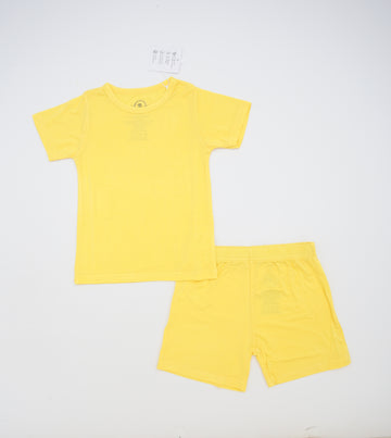 Yellow shorts set