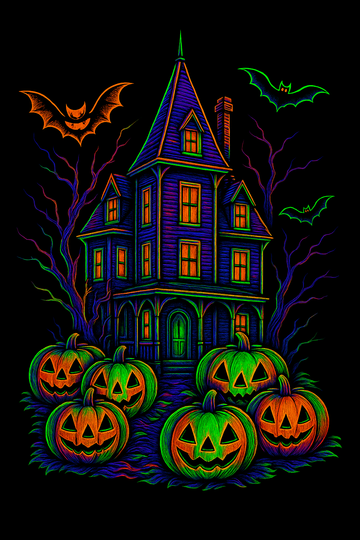 Haunted house Blanket