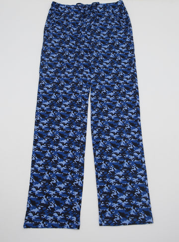 Blue Camo Mens Pajama Pants