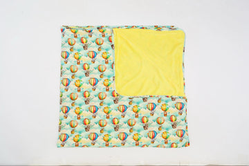 Hot air balloon Plush Blanket