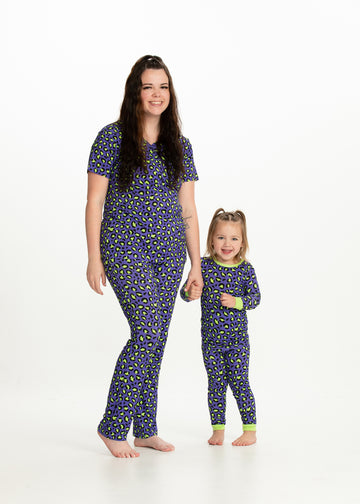 Green leopard Adult Jammies