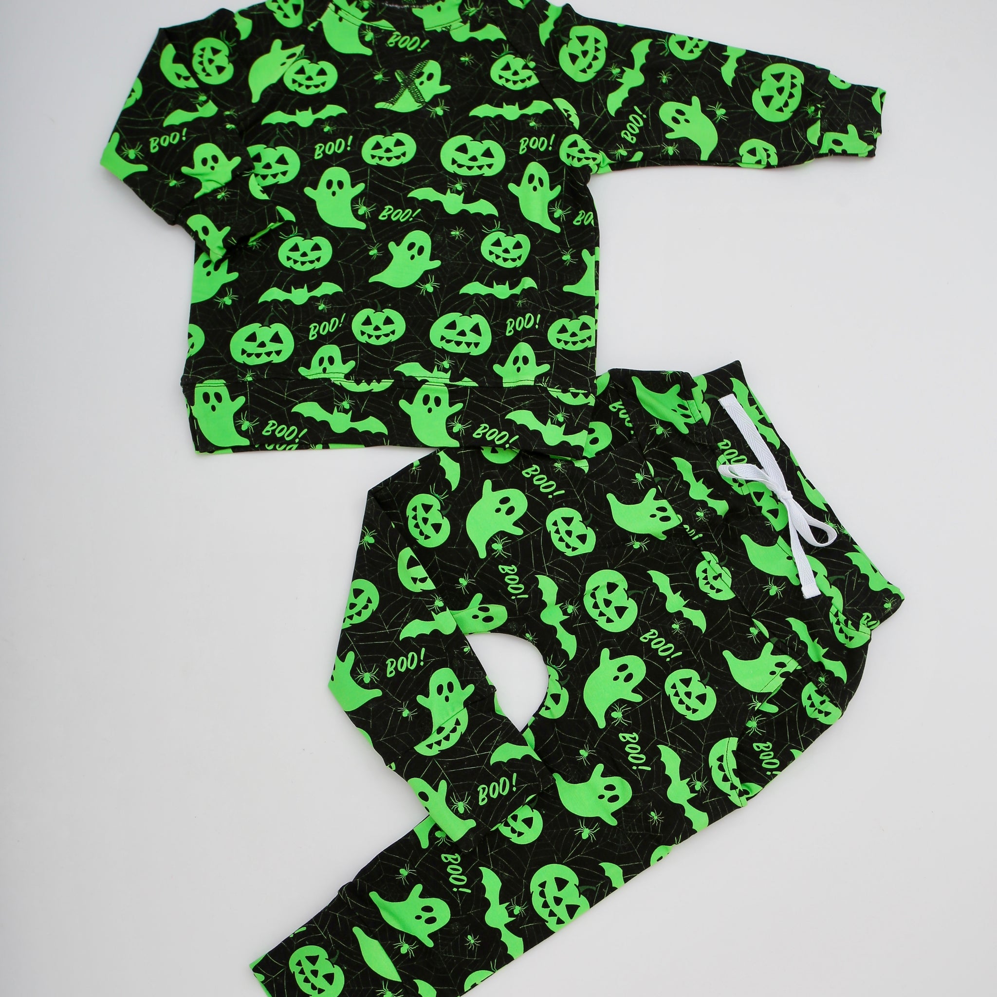 Green Halloween Jogger set