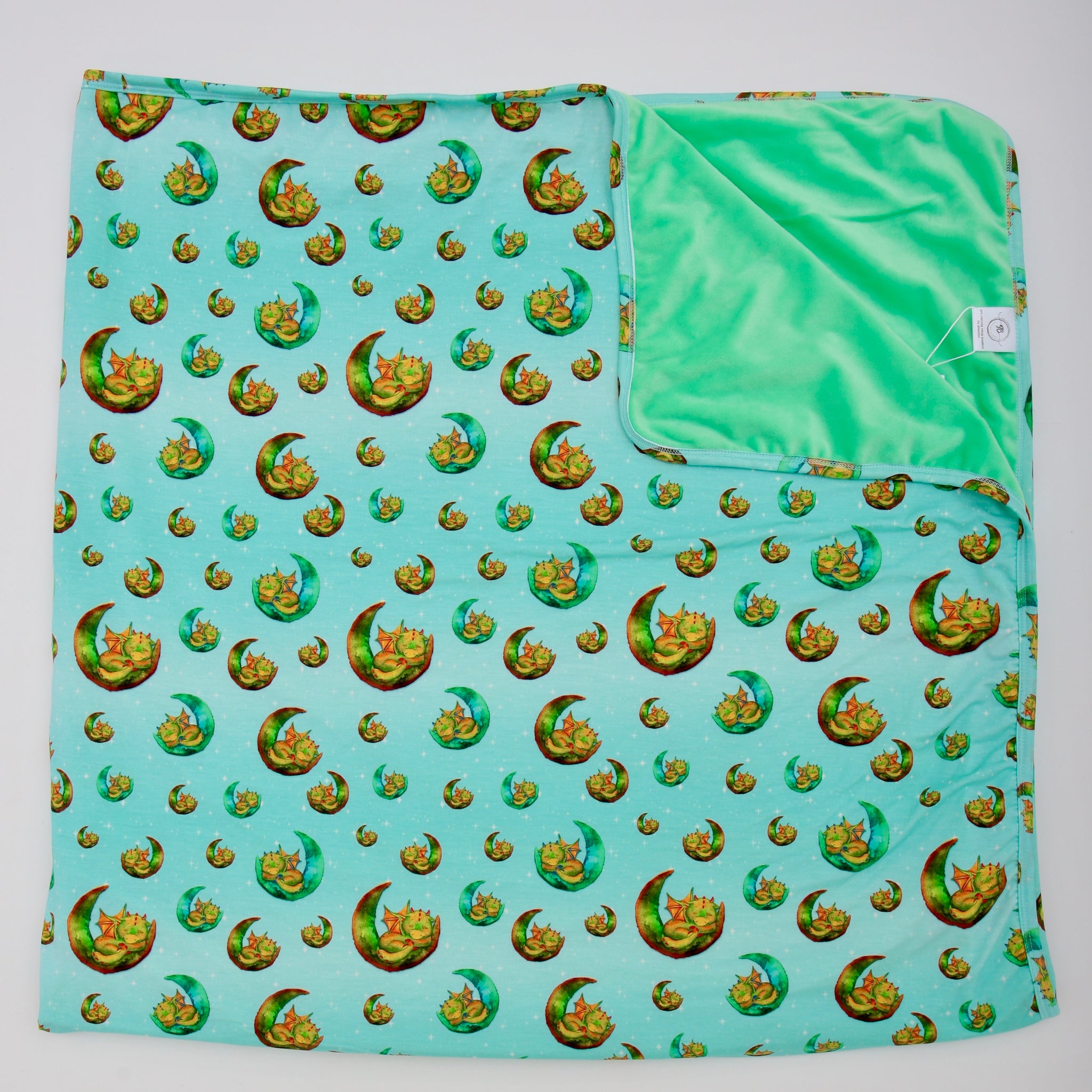 Green Baby Dragon Blanket