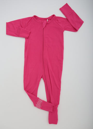 Pink Bamboo Zippy Pajamas