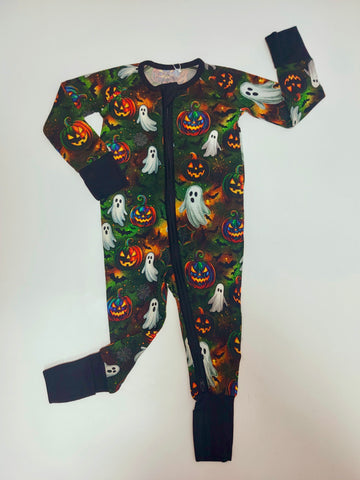 Boo crew collection Bamboo Zippy Pajamas