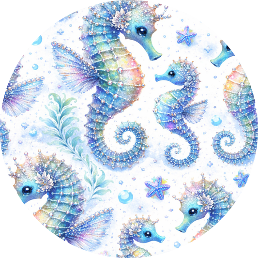 Short Sleeve sea horse Piece Pajamas Set pre order