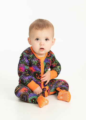 Halloween Pumpkins Convertible romper