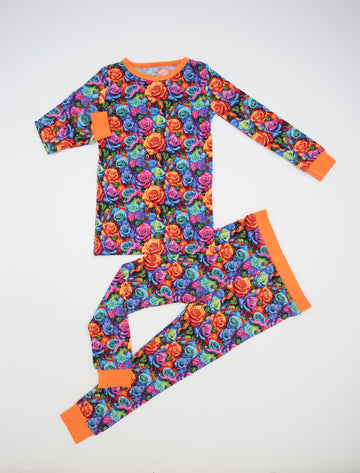 Sherbet Sunset Piece Pajamas Set