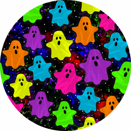 Neon Ghost Plush Blanket