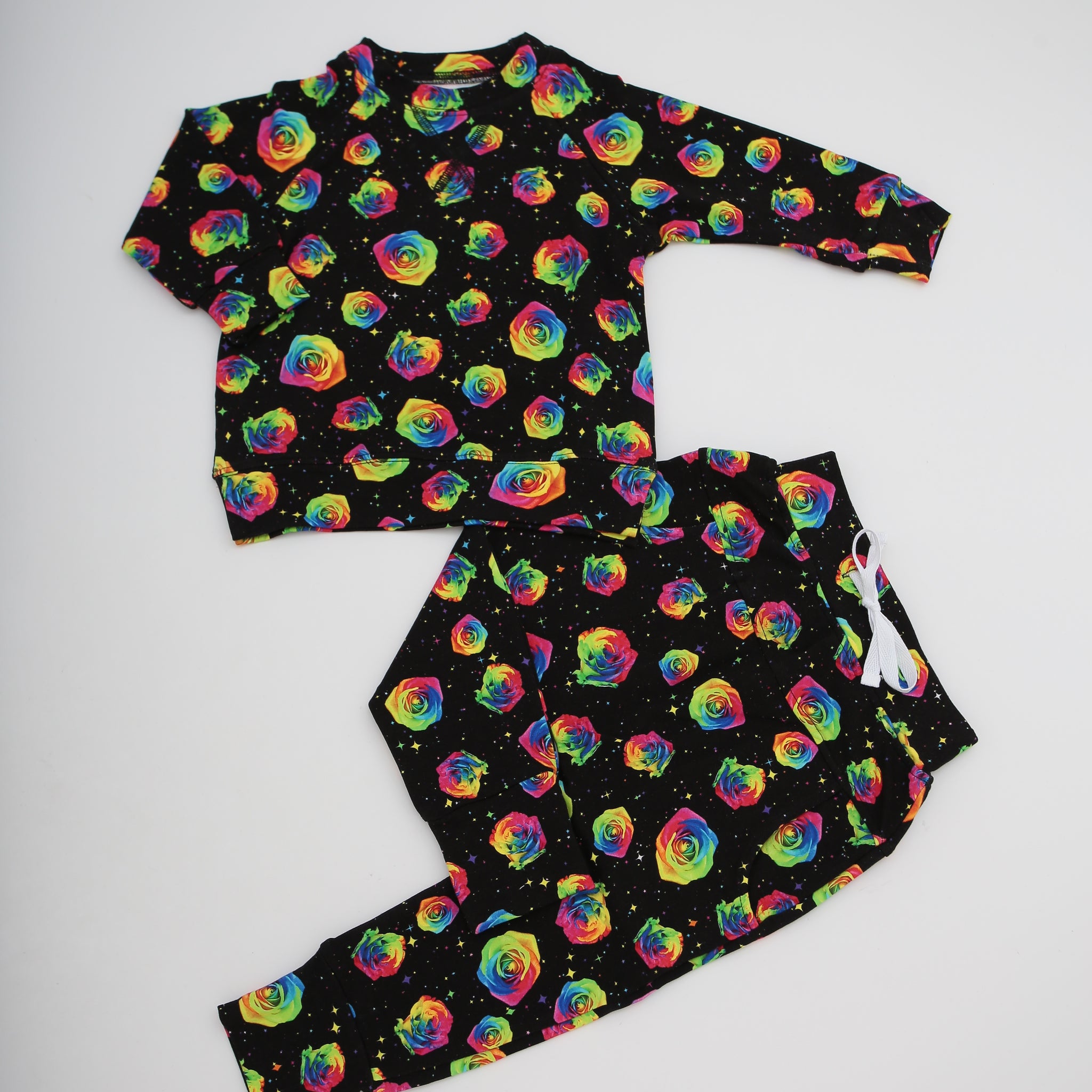 Rainbow roses Jogger set