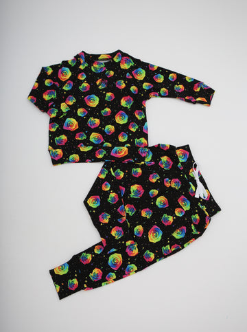 Rainbow roses Jogger set