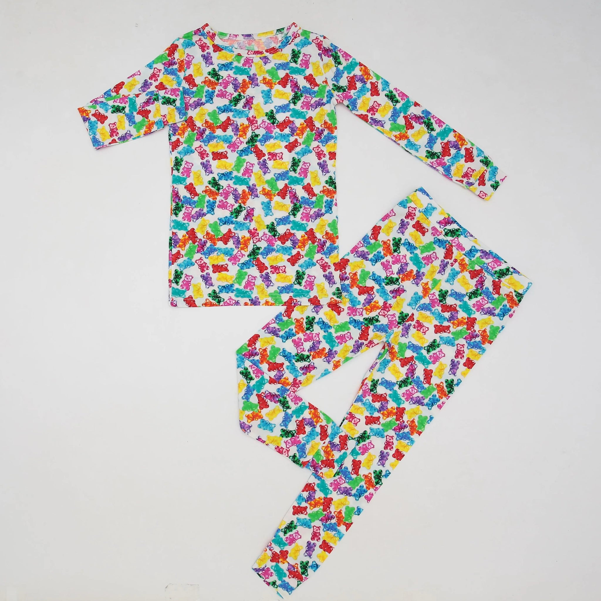 Gummy Bear long Sleeve Piece Pajamas Set