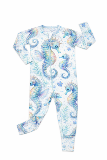 Sea horse Bamboo Zippy Pajamas