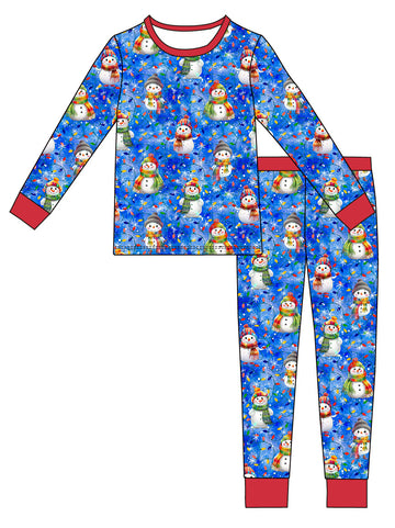 Frosty Christmas Two Piece Pajamas