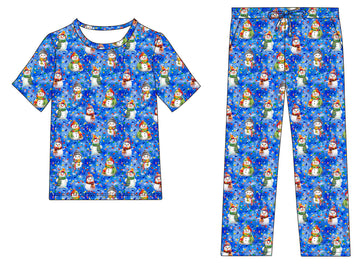 Frosty Christmas Men's Pajamas