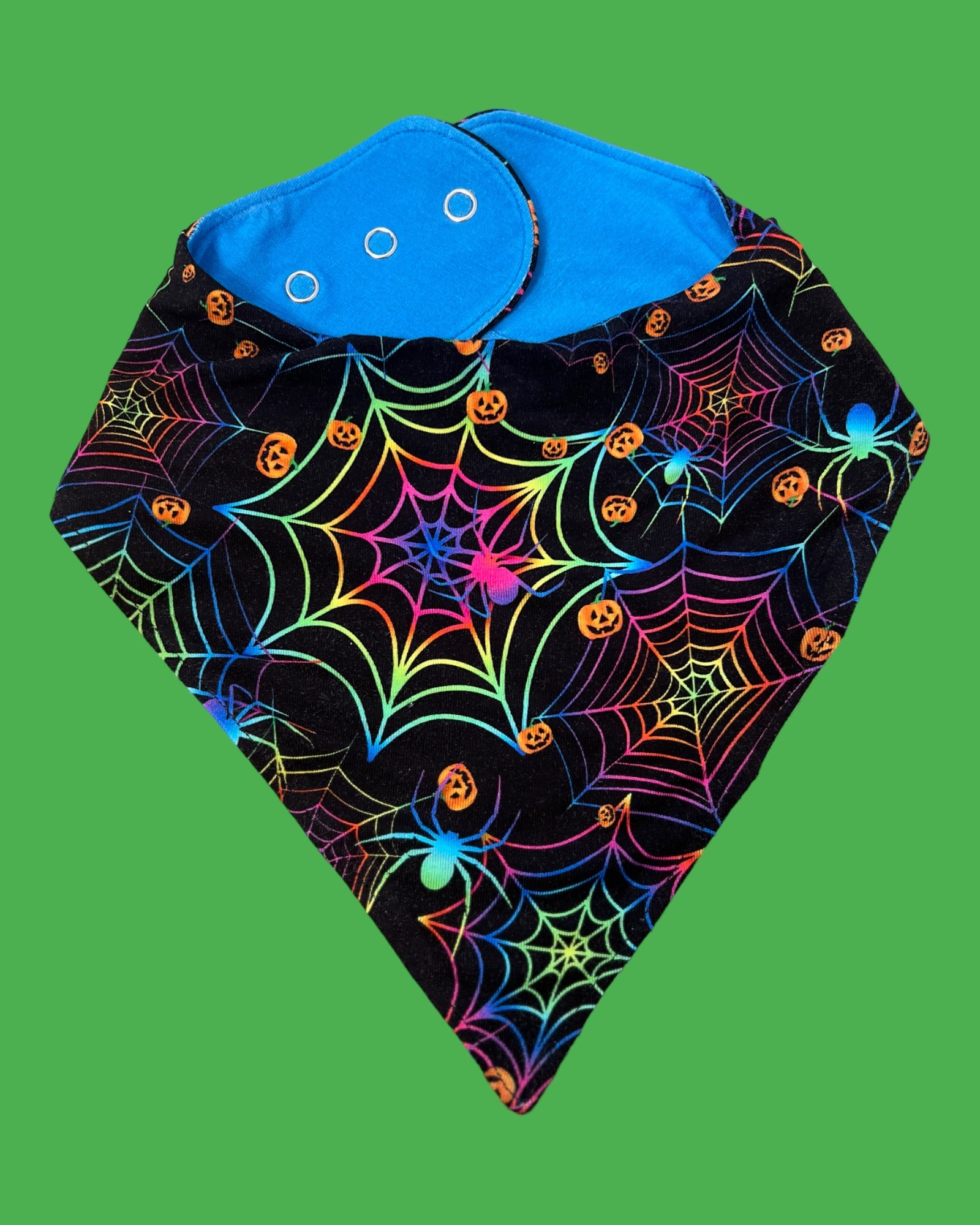 Halloween Spider Web Bib