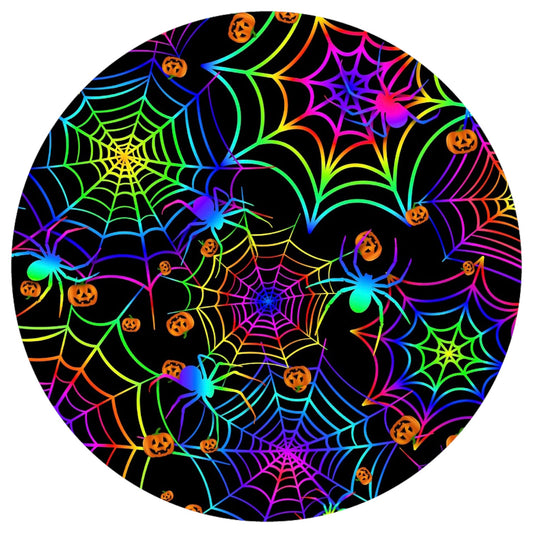 Halloween Spider Web Bib